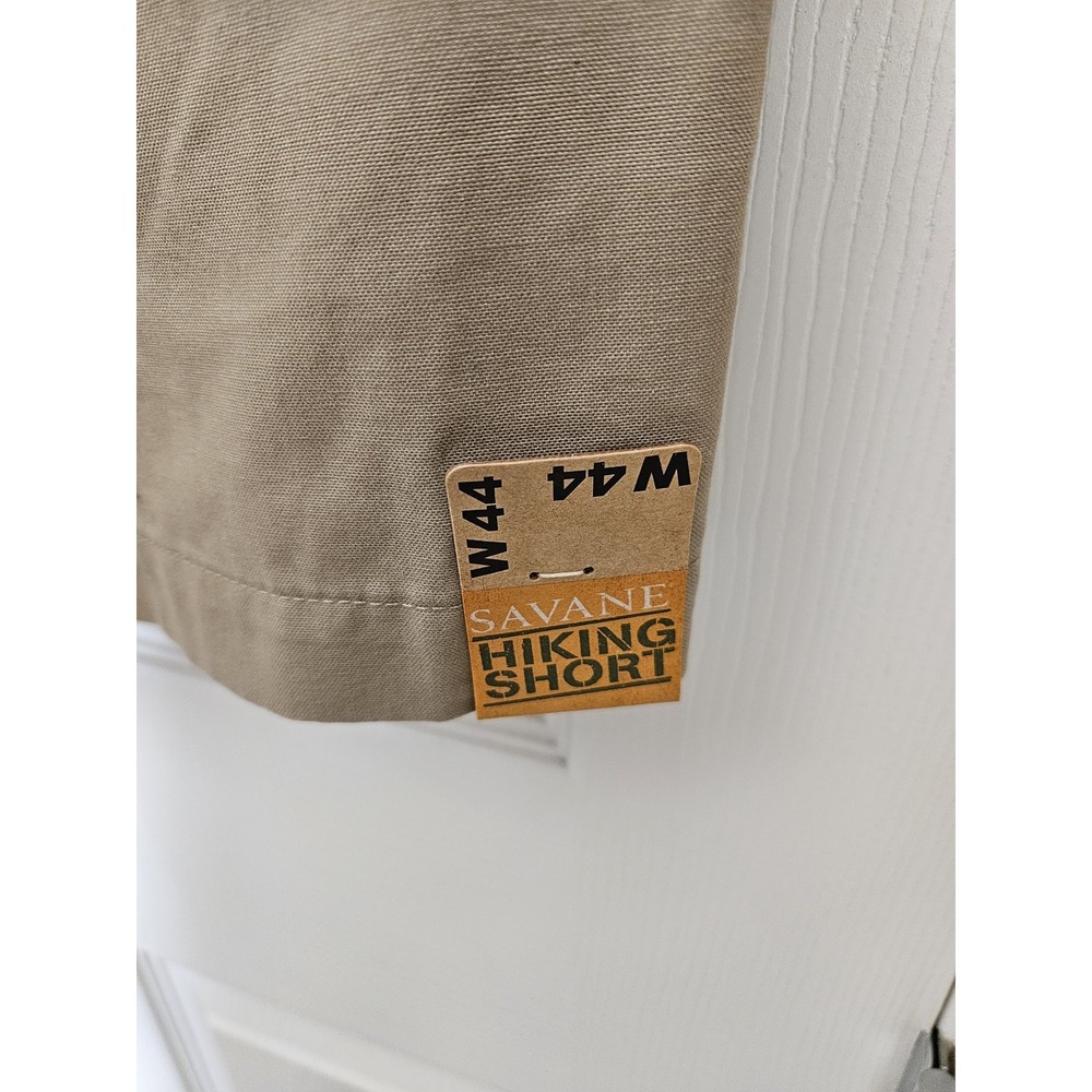 NWT Savane Men's Hiking Original Khakis Cargo Shorts Pockets, Size 44 - Picture 6 of 8